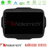 Nakamichi NAM5260 Series 4Core Android12 4+64GB Jeep Renegade 2015-2019 Navigation Multimedia Tablet 9" Με Carplay & Android Auto