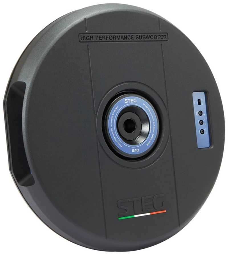 STEG S10 Ultra-compact spare wheel 10" Ενεργό Subwoofer 300Watt