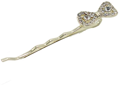 ΤΣΙΜΠΙΔΆΚΙ για τα μαλλιά σε χρυσό απαλό χρώμα με στρας.