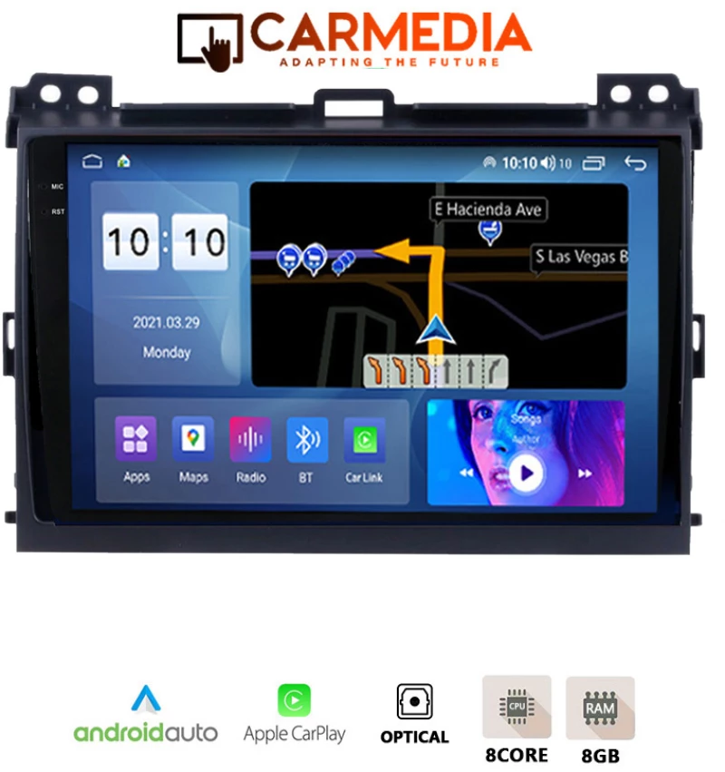 CARMEDIA CMDU8095-13 PRO PLUS TABLET 9.5'' OEM TOYOTA LANDCRUISER 2002-2008