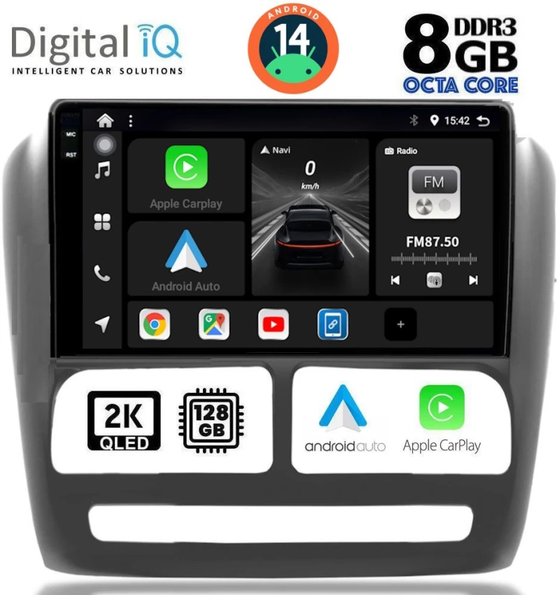 DIGITAL IQ BXF 8137_CPAA (9inc) MULTIMEDIA TABLET for FIAT DOBLO mod. 2010-2015