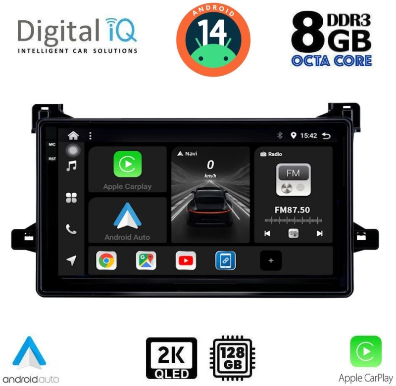 DIGITAL IQ BXF 8727_CPAA (9inc) MULTIMEDIA TABLET for TOYOTA PRIUS mod. 2016-2020