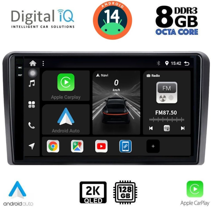 DIGITAL IQ BXF 8744_CPAA  (9inc) MULTIMEDIA TABLET for GOLF 4 mod. 1998-2003