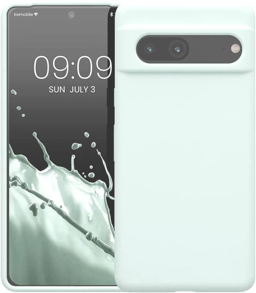 KWmobile Soft Flexible Rubber Cover - Θήκη Σιλικόνης Google Pixel 7 - Cool Mint (59451.200)