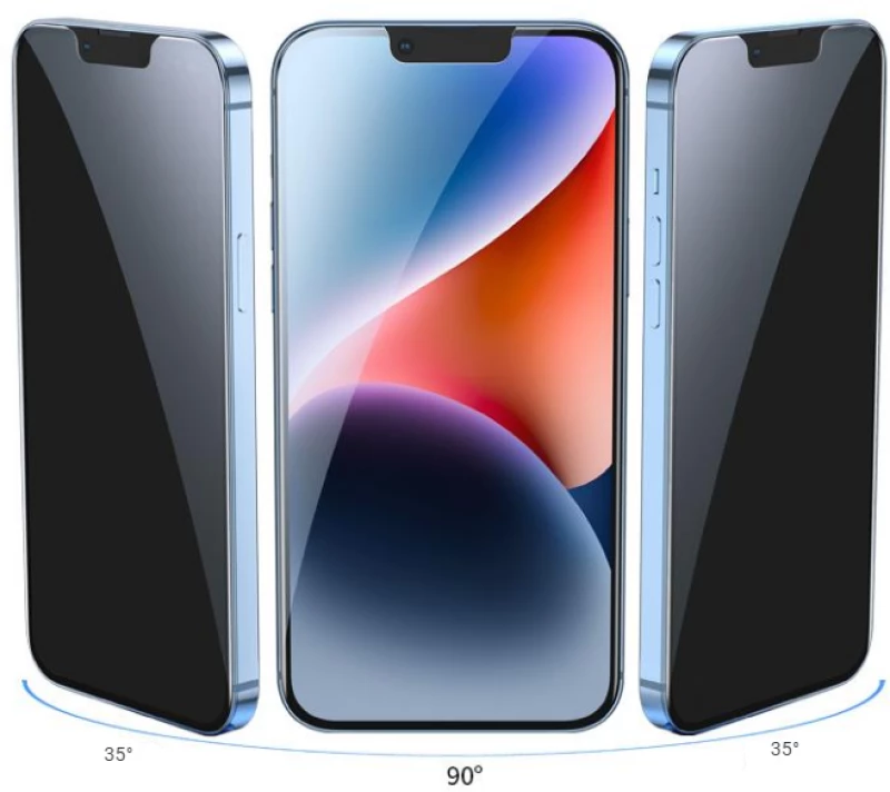 Hoco Hydrogel Pro Privacy HD Screen Protector - Μεμβράνη Προστασίας Απορρήτου Οθόνης - Oppo Find X6 Pro - 0.15 mm - Clear (HOCO-FRONT-PRC-030-032)