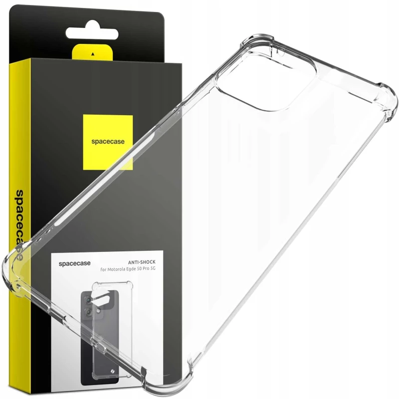 Διάφανη Θήκη Σιλικόνης - Motorola Edge 50 Pro - Spacecase Anti-Shock - 1mm - Clear (5905719110062)