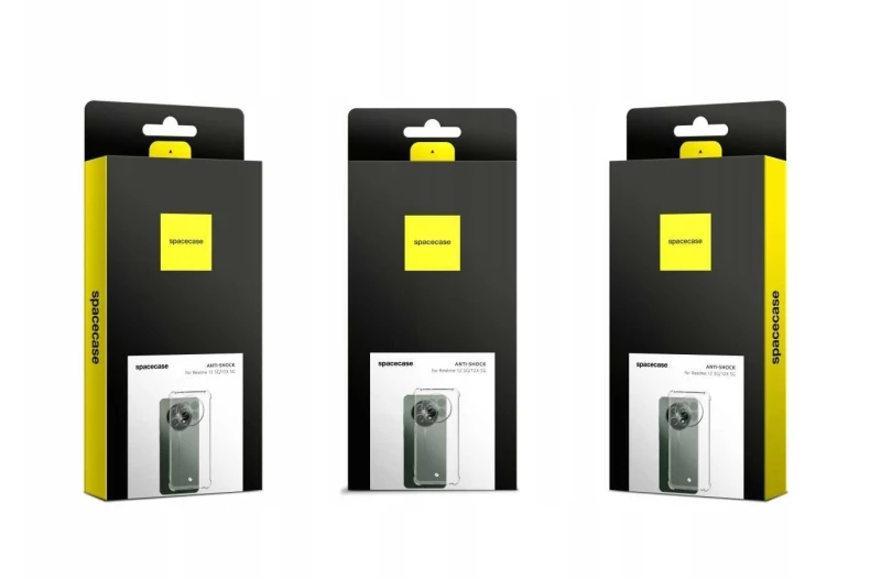 Διάφανη Θήκη Σιλικόνης - Realme 12 5G / 12x 5G - Spacecase Anti-Shock - 1mm - Clear (5905719109783)