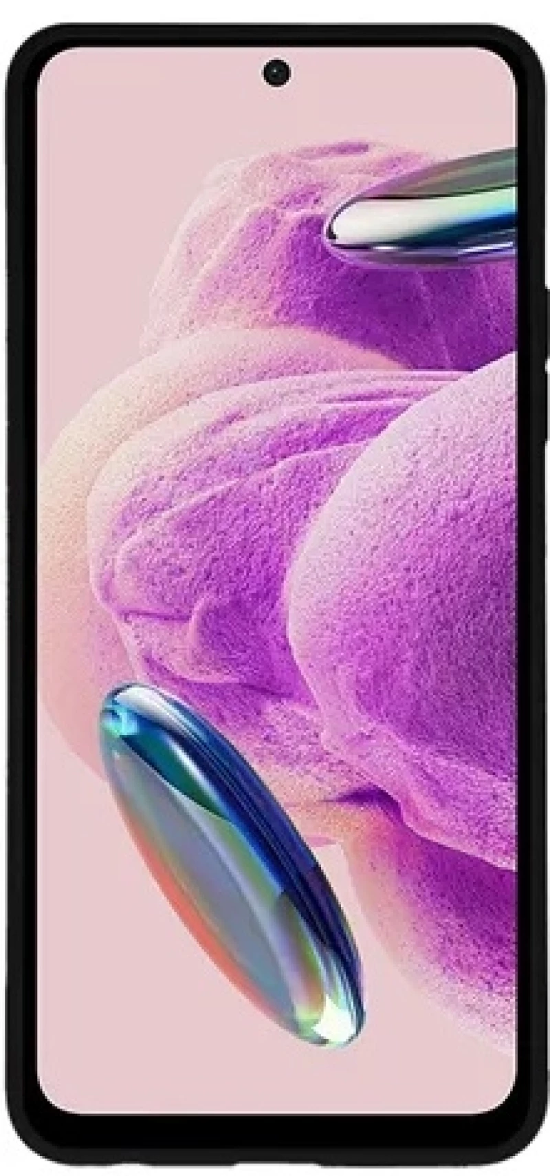 Vivid Σετ Θήκη Σιλικόνης & Tempered Glass - Xiaomi Redmi Note 12S - Transparent / Black (VIMAT312BKGLASSTN)