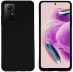 Vivid Σετ Θήκη Σιλικόνης & Tempered Glass - Xiaomi Redmi Note 12S - Transparent / Black (VIMAT312BKGLASSTN)