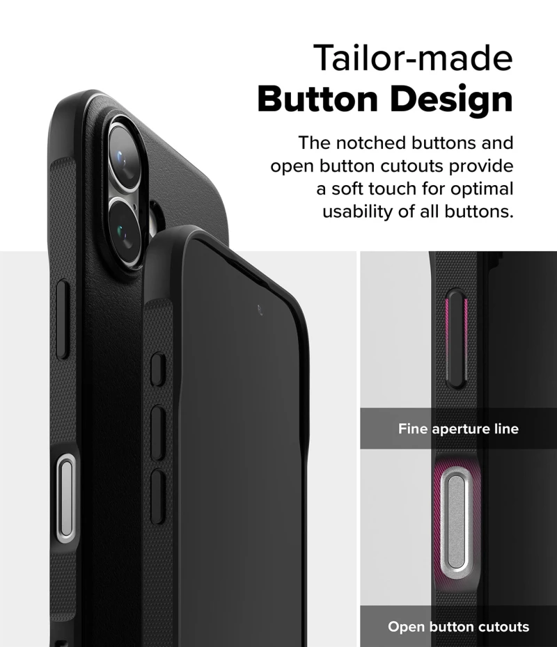 Θήκη Apple iPhone 16 - Ringke Onyx Magnetic Σιλικόνης με MagSafe - Black (8800274960558)