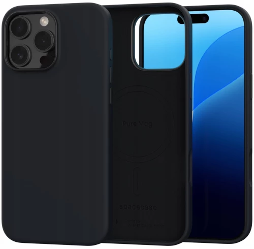 Θήκη Apple iPhone 16 Pro Max - Spacecase Pure Mag Σκληρή με MagSafe - Black (5905719112301)