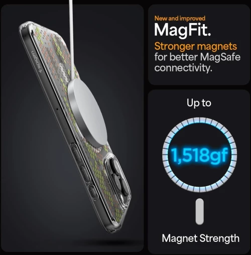 Θήκη Apple iPhone 16 Pro - Spigen Ultra Hybrid MagFit με MagSafe - Digital Camo (ACS08140)