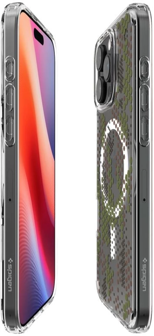 Θήκη Apple iPhone 16 Pro - Spigen Ultra Hybrid MagFit με MagSafe - Digital Camo (ACS08140)