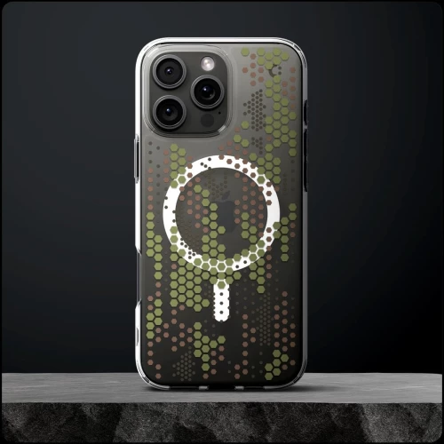 Θήκη Apple iPhone 16 Pro - Spigen Ultra Hybrid MagFit με MagSafe - Digital Camo (ACS08140)