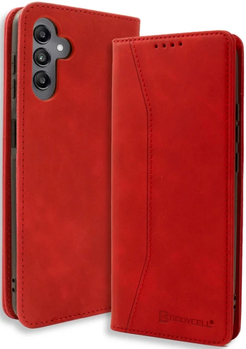 Θήκη Samsung Galaxy M55 - Bodycell Book Case Πορτοφόλι - Red (5206015079535)