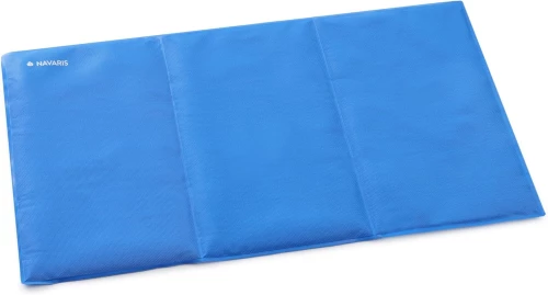 Navaris Textilene Pet Cooling Mat - Στρώμα Ψύξης για Κατοικίδια με Ανθεκτικό Κάλυμμα Textiline - 50 x 90 cm - Blue (NAV0000272N002C)