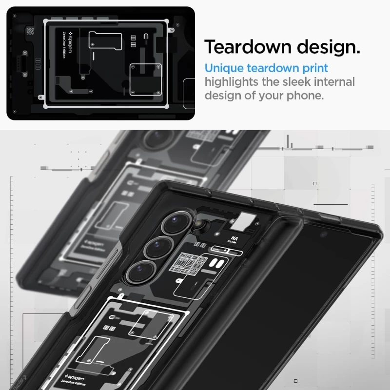 Θήκη Samsung Galaxy Z Fold6 - Spigen Ultra Hybrid Pro Σκληρή - Zero One (ACS08282)