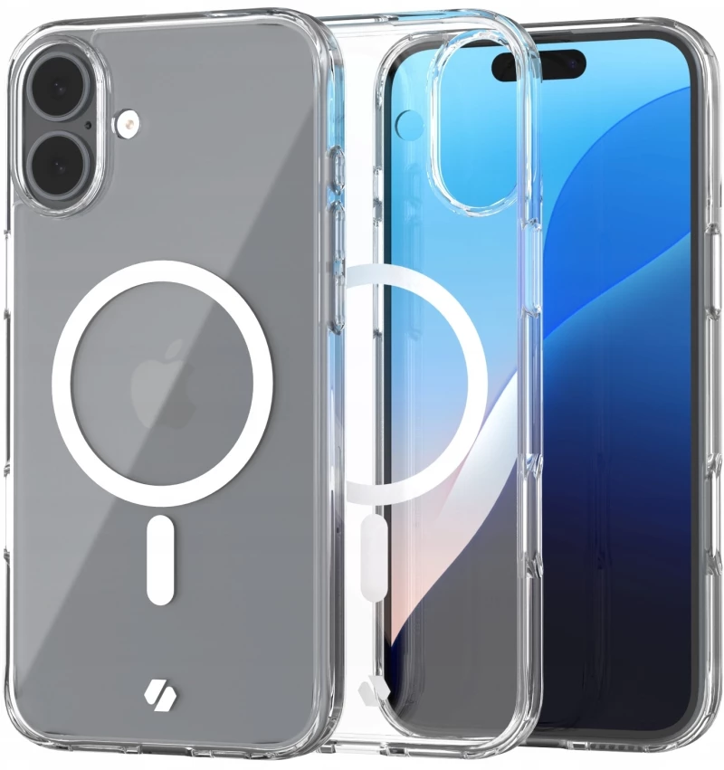 Θήκη iPhone 16 Plus Spacecase Clear MagSafe Σκληρή Διάφανη με MagSafe - Transparent (5905719112158)