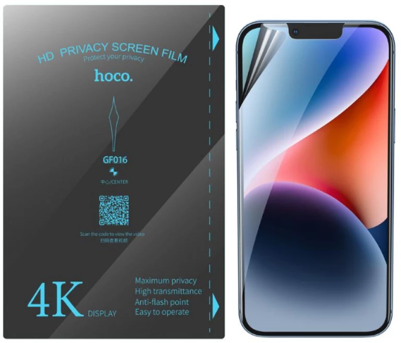 Hoco Hydrogel Pro Privacy HD Screen Protector - Μεμβράνη Προστασίας Απορρήτου Οθόνης - Apple iPhone 11 - 0.15 mm - Clear (HOCO-FRONT-PRC-001-036)