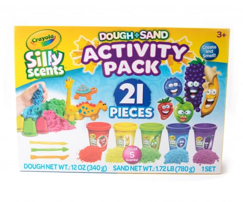 CRAYOLA SILLY SCENTS DOUGH AND SAND SET (#2339)