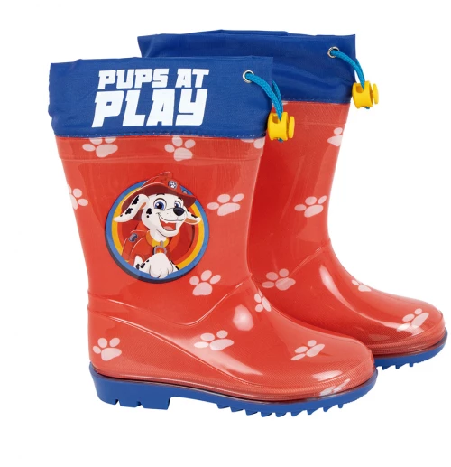 ΠΑΙΔΙΚΕΣ ΜΠΟΤΕΣ ΒΡΟΧΗΣ ΚΟΚΚΙΝΟ PAW PATROL (#PW16569)