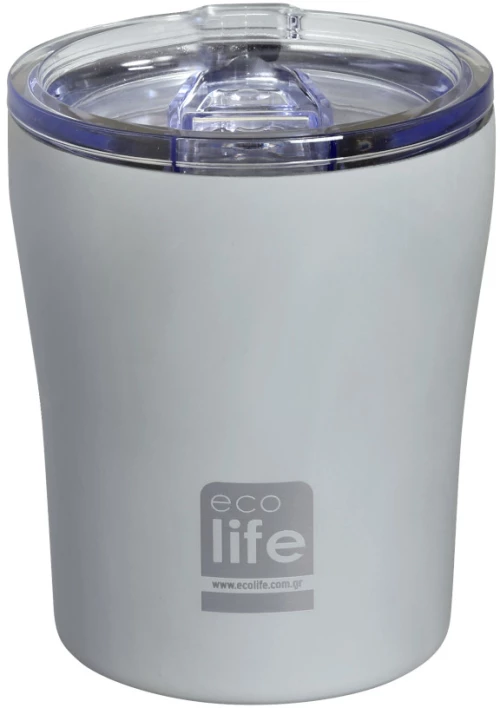 Ecolife Coffee Thermos Matte Γκρι 300ml 33-BO-4116