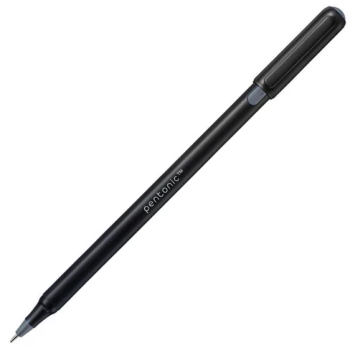 Στυλό Διαρκείας Pentonic Ball LInc point 0.7mm 4024-K Με Μαύρο Σώμα Και Μαύρο Μελάνι
