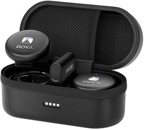 BOYA Omic-D Black 2,4GHz Dual Channel Wireless Microphone For iPhone Lightning