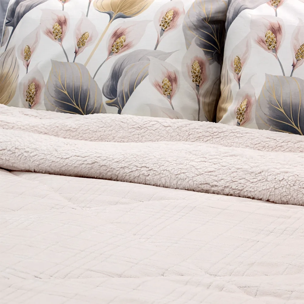 LINO ΚΟΥΒΕΡΤΟΠΑΠΛΩΜΑ DANIA ECRU 220X240