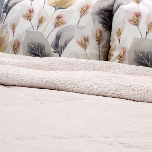 LINO ΚΟΥΒΕΡΤΟΠΑΠΛΩΜΑ DANIA ECRU 220X240