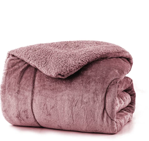 Κουβερτοπάπλωμα Υπέρδιπλο (220x240) Cozy Ροζ Borea