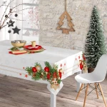 Τραπεζομάντηλο Χριστουγεννιάτικο 140x260 Xmas Bell Εκρού Borea