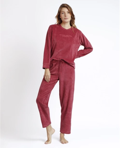 Admas Γυναικεία Χειμερινή Πυζάμα Συμ. Βαμβάκι Regular Fit 60091-251