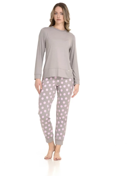 Zen by Daisy Γυναικεία Χειμερινή Βαμβακερή Πυζάμα Regular Fit 86814