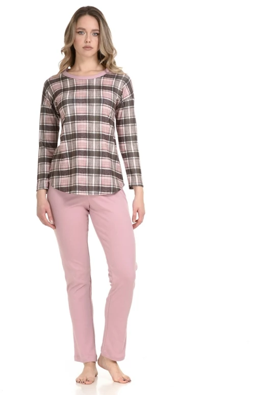 Zen by Daisy Γυναικεία Χειμερινή Βαμβακερή Πυζάμα Regular Fit 86968