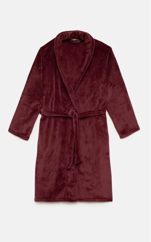 Minerva Γυναικεία Ρόμπα Fleece Relaxed Fit 96-53081-694
