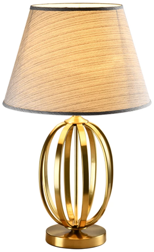 ZAHRA TABLE LAMP 1XE27 GOLD/FLAX