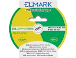 INSULATING TAPE 10mx19mm YELLOW/GREEN