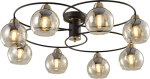 JAY CHANDELIERP 8XE27 SAND BLACK/BRONZE