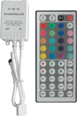 LEDRGB IR КОНТРОЛЕР ЗА LED ЛЕНТА 12V 3X2A 44 KEY