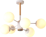 ISABEL CHANDELIER 6XE27 WHITE