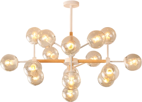 ISABEL CHANDELIER 16XE27 WHITE