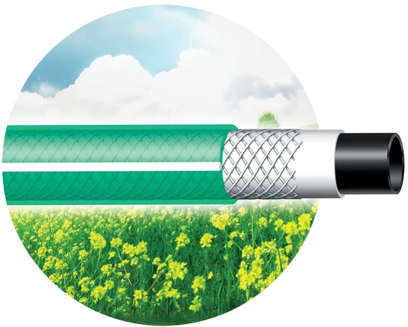 Λάστιχο ποτίσματος Tetraflex 1/2"x50m (ΠΡΑΣ&ΛΕ) BENMAN 77142