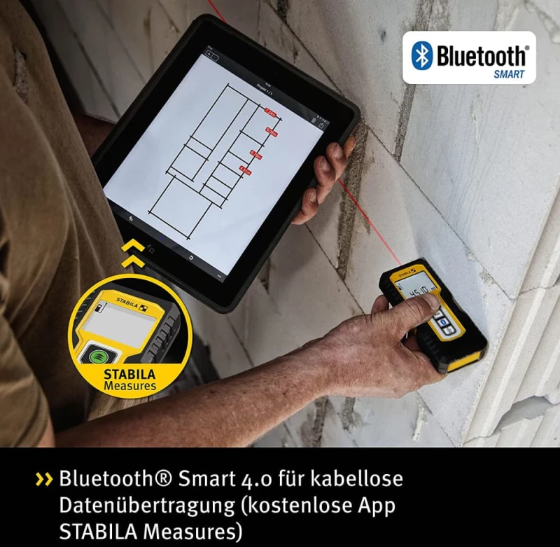 Μέτρο Laser LD 250 BT με Bluetooth STABILA 18817