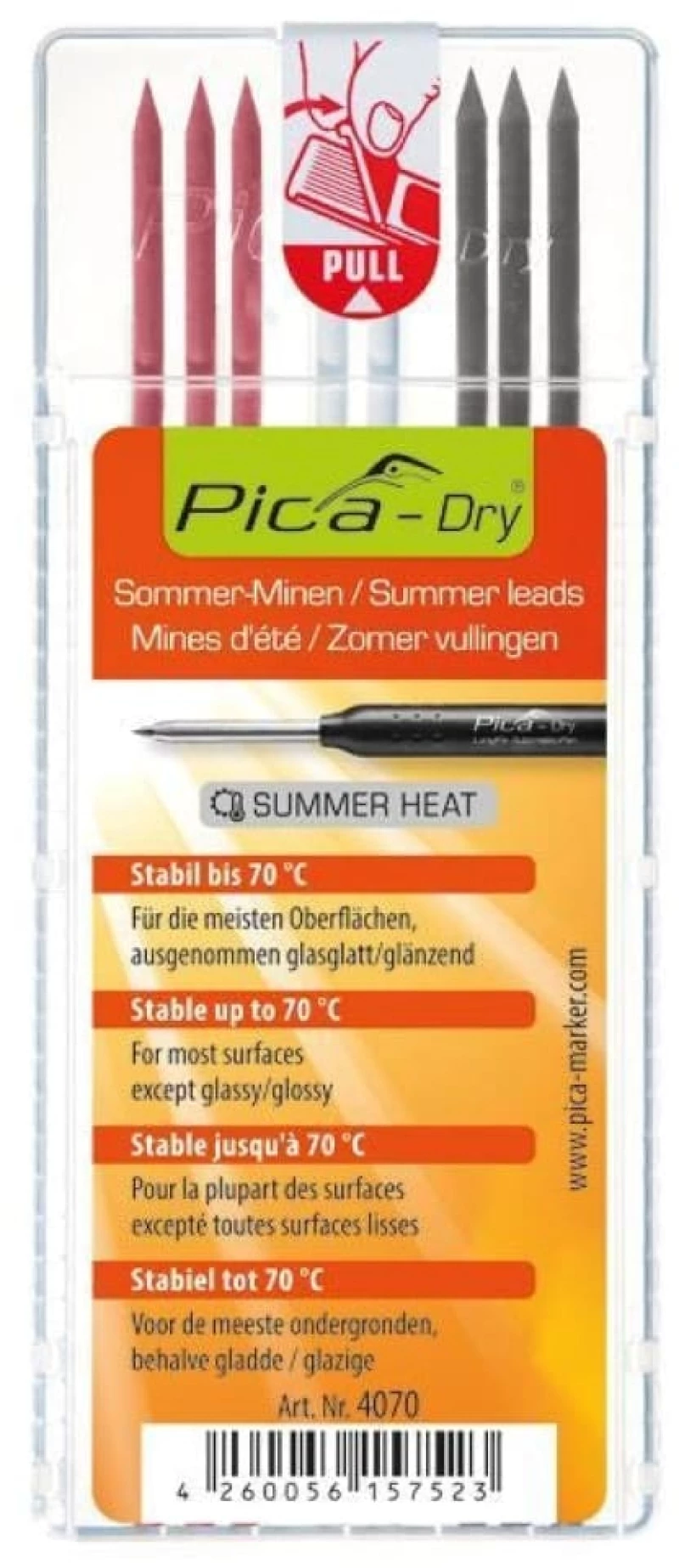 ΜΥΤΕΣ - ΑΝΤΑΛΛΑΚΤΙΚΑ PICA DRY Summer Leads 125mm 4070 Ø=2.8mm