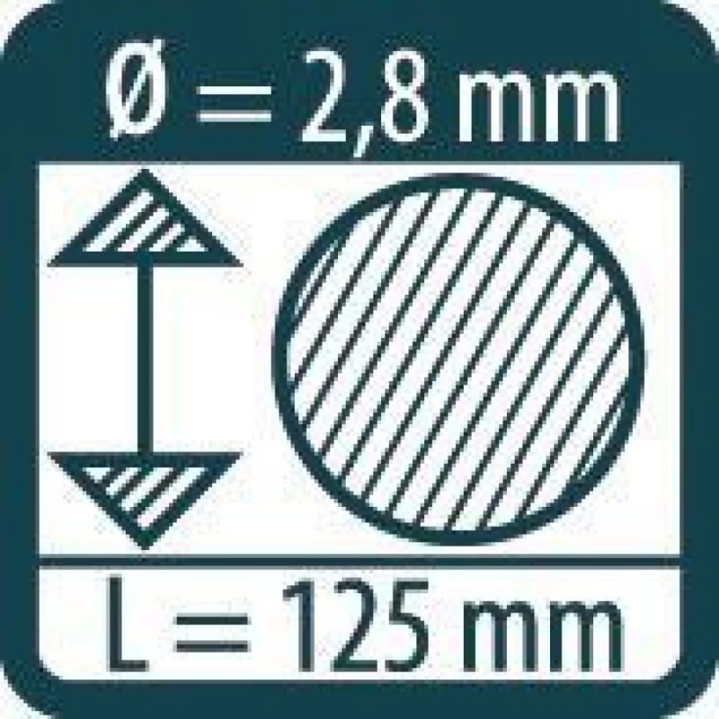 ΜΥΤΕΣ - ΑΝΤΑΛΛΑΚΤΙΚΑ PICA DRY Summer Leads 125mm 4070 Ø=2.8mm