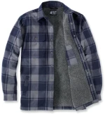 Πουκάμισο Μπουφάν Ανδρικό Flannel Με Επένδυση Jac Navy Carhartt 105939-412