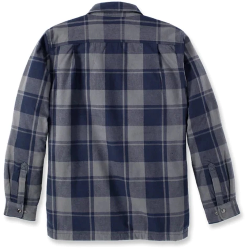 Πουκάμισο Μπουφάν Ανδρικό Flannel Με Επένδυση Jac Navy Carhartt 105939-412