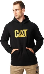 Φούτερ Μακρυμάνικη Με Κουκούλα Trademark Μαύρη CAT W10646-016