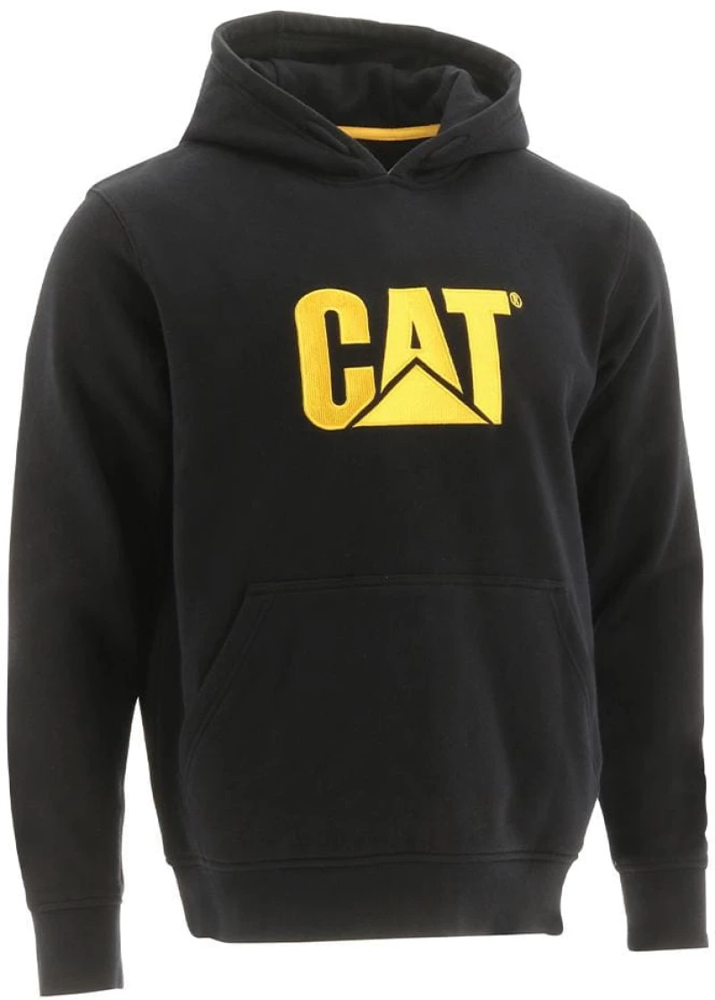 Φούτερ Μακρυμάνικη Με Κουκούλα Trademark Μαύρη CAT W10646-016